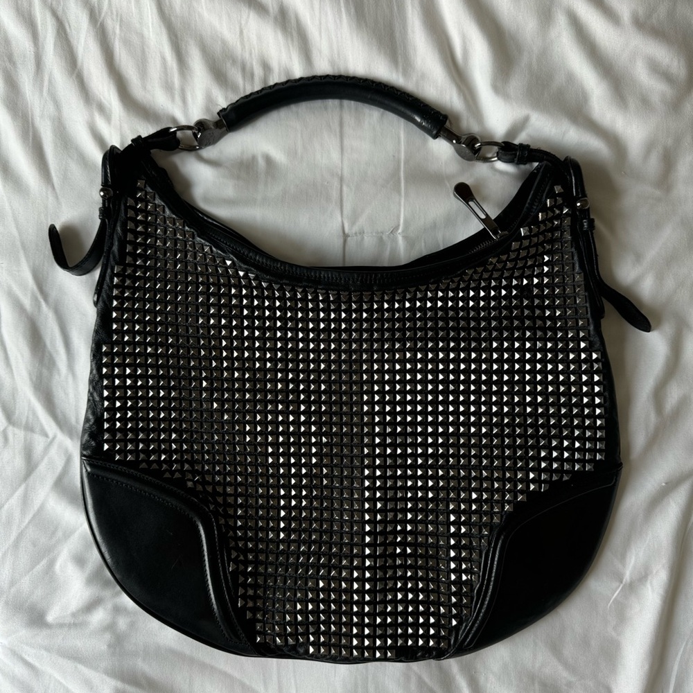 SOLD Vintage Studded Burberry Bag